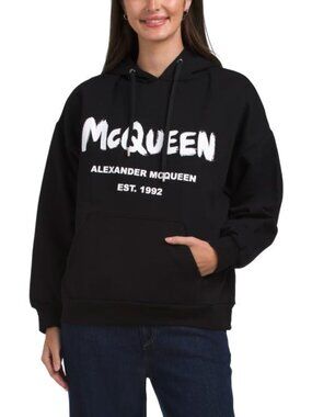 ALEXANDER MCQUEEN Made In Italy Graffiti Logo Hoodie